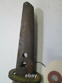 JAPANESE SAMURAI wakisashi SWORD SIGNED KUNI SADA OVER 400 YEARS OLD #S19