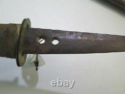 JAPANESE SAMURAI wakisashi SWORD SIGNED KUNI SADA OVER 400 YEARS OLD #S19