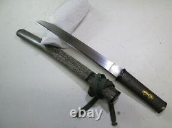 Japanese Samurai Tanto Sword Old Matching Mounts Signed & Dated Shark Skin Scab