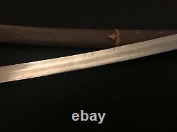 Japanese WW2 Army Sword -Antique/Old WWII Samurai Katana -SIGNED & DATED