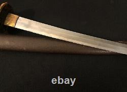 Japanese WW2 Army Sword -Antique/Old WWII Samurai Katana -SIGNED & DATED