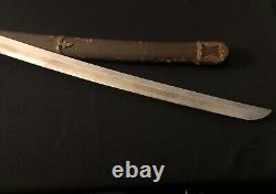 Japanese WW2 Army Sword -Antique/Old WWII Samurai Katana -SIGNED & DATED