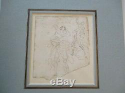 Joseph Nollekens Antique Drawing Old Master Nude Study 18th Century Figures