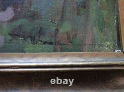 Karl Witholm Painting Risque Masterpiece Gorgeous Art Nouveau Deco Antique Old