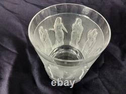 Lalique Femmes Antiques Flat Tumbler Double Old Fashioned Whiskey Glass