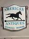 Large American Antique Sign. Old Florida Store Sign. 2 Sided 46x46