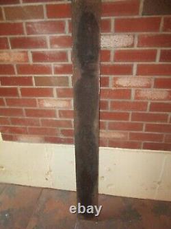 Late 1800's cast iron old textile mill building sign-Nashua Mills