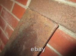 Late 1800's cast iron old textile mill building sign-Nashua Mills