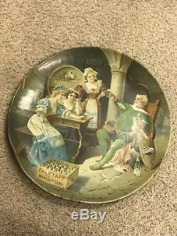 Lemp Beer Tray Charger 1908 2nd Tray Falstaff Pre Pro Old Sign Antique 24 In