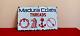 Madura Coats Treads Antique Vintage Advt Tin Enamel Porcelain Sign Board Old E90