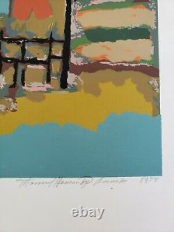 Manuel Hernandez Acevedo / La Perla Old San Juan Vtg Silkscreen, Puerto Rico Art