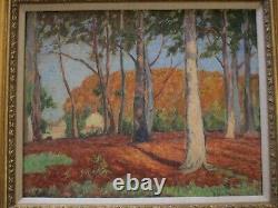 Merritt Signed Painting Antique Masterful Impressionist Vintage Landscape Old