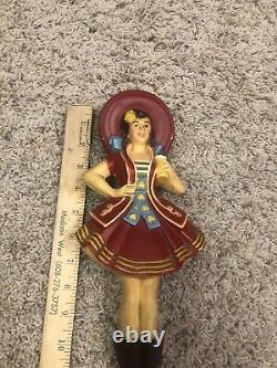 Miller Beer Sign Girl On The Moon Back Bar Adverting Display Statue Old Antique