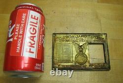 NATIONAL ACME Co CLEVELAND O USA NAMCO Old Advertising Nameplate Sign Plaque