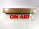Old 1950s Antique Original Not Repro On Air Radio Art Deco Working Lightup Sign