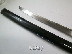 OLD BLADE JAPANESE SAMURAI KATANA SWORD SIGNED ACTIVE TEMPER LINE WIT old mounts