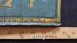 OLD ENGLISH JOLLY FOX VINTAGE HAND PAINTED Solid Wood Tavern Sign 23