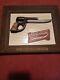 Old German Beer Sign Rare Antique Gun Series Pistol Knife Flintlock Framed