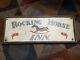 Old Painted Wooden Trade Sign -rocking Horse Inn Hotel Sign