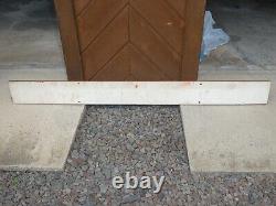 OLD VINTAGE 1950s ORIGINAL USE REAR ENTRANCE WOOD STORE SIGN INDUSTRIAL ANTIQUE