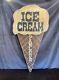 Old And Rare Huge Antique Ice Cream Parlor Sign