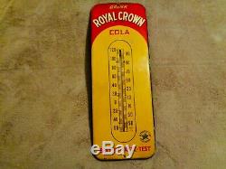 Old Antique 1940s RC Royal Crown Cola 26 Thermometer NEHI soda fountain sign