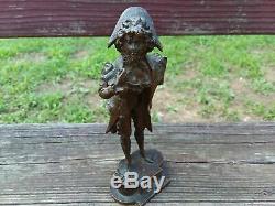 Old Antique Franz Bergman Cold Painted Bronze Statues Signed Rare