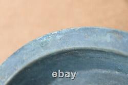 Old Antique Primitive Hand Wrought Plates Bowls Cookware Kitchenware Signed 19th