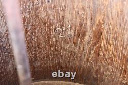 Old Antique Primitive Wooden Wood Barrel Keg Pail Cask Royal Bucket Marked 1927