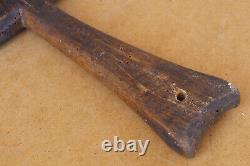 Old Antique Primitive Wooden Wood Bread Board Dough Plate Shovel Scoop XIX-XX