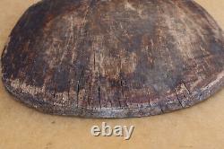 Old Antique Primitive Wooden Wood Bread Board Dough Plate Shovel Scoop XIX-XX