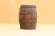 Old Antique Primitive Wooden Wood Pocket Barrel Cask Keg Canteen Signed Xix-xx