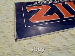 Old Antique Vintage ORIGINAL 1928- 1935 Whiz Soda Tacker Tin Sign NOT take a