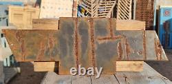 Old Antique Vintage Rare Chevrolet Ad Porcelain Embossed Enamel Sign Board