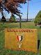 Old Antique Vtg Eagle Scouts Troop 10 B. S. A. Hand Painted Metal Sign 16 X 24