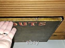 Old Antique Vtg EAGLE SCOUTS TROOP 10 B. S. A. Hand Painted Metal Sign 16 X 24