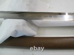 Old Blade Nobutosh Signed Great Ww2 Japanese Samurai Katana Sword & Scabbard #rb