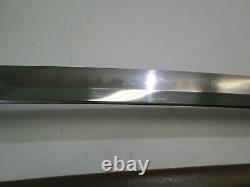 Old Blade Nobutosh Signed Great Ww2 Japanese Samurai Katana Sword & Scabbard #rb