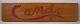 Old Candy Wooden Country Corner Store Carved Sign Double Sided Recessed