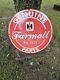 Old Farmall Parts Porcelain Sign 30 International Harvester Dealership Sign