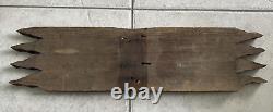 Old Folk Art Wooden Sign Gundling England America Old Rustic Primative sign