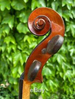 Old French Violin Ch. J. B. Collin-Mezin signed no. 372 year 1932