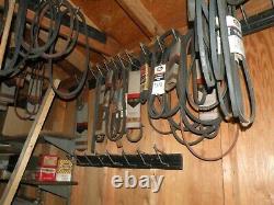 Old Gates Automotive belts wood racks and 150+ antique belts