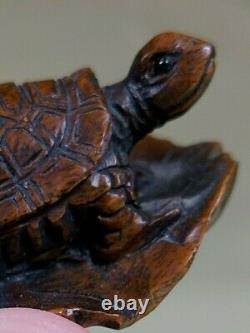 Old Japanese Okimono Turtles Signed (netsuke)