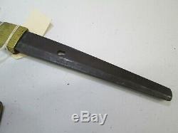 Old Japanese Samurai Sword Signed Hizen Tadayoshi With Scabbard Long Blade #l34