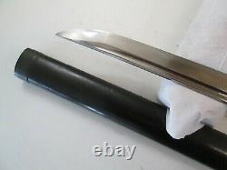 Old Japanese Samurai Sword With Scabbard Hizen Signed Tsuba Blood Groove 28 #rb
