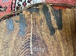 Old Japanese Wood Kanban Shop Trade Sign Rice Merchant Mid 20th C Showa 19x22