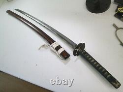 Old Koto Kongobyoe Moritaka Signed Japanese Samurai Katana Sword & Scabbard Nthk