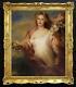Old Master-art Antique Oil Painting Portrait Fairy Girl On Canvas 30x40