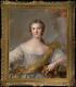 Old Master-art Antique Oil Painting Portrait Noblewoman Girl On Canvas 30x40